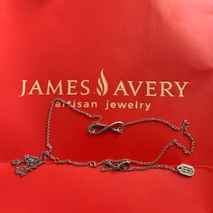James avery infinity necklace 15 inches